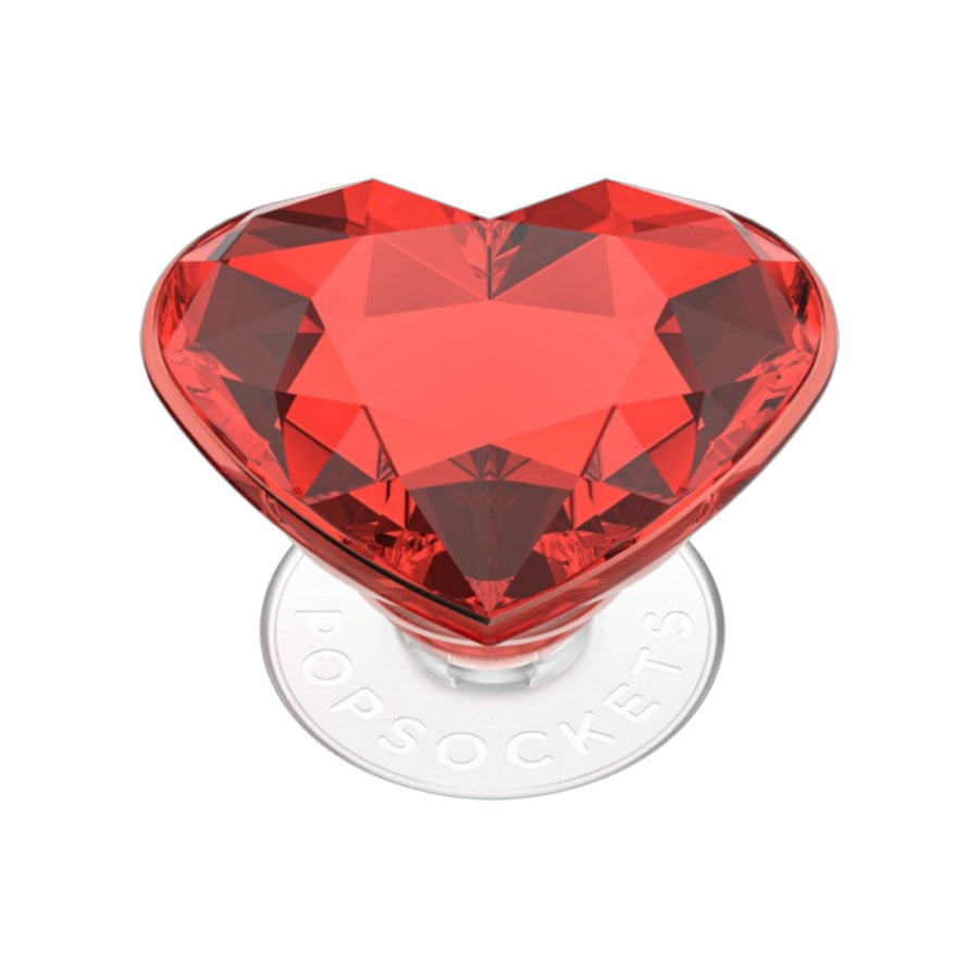 PopSockets PopGrip Cœur Cristal Rouge – La Mobile