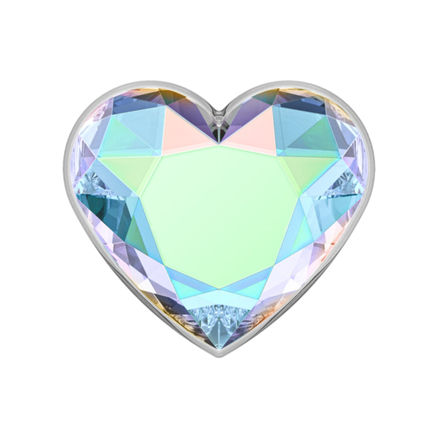 PopSockets PopGrip Cœur Iridescent Transparent – La Mobile