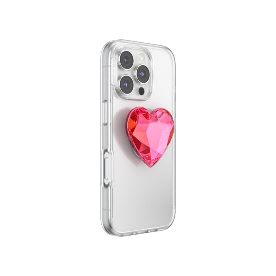 PopSockets PopGrip Cœur Rose Néon – La Mobile