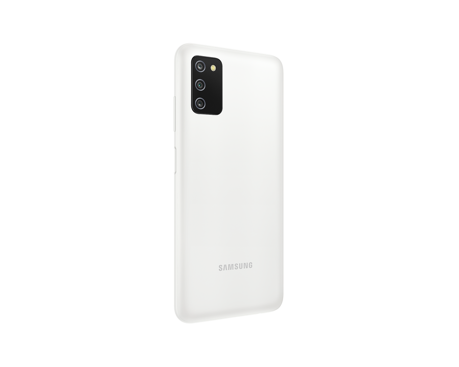 Samsung Galaxy A03s reconditionné Blanc – vue de dos – La Mobile