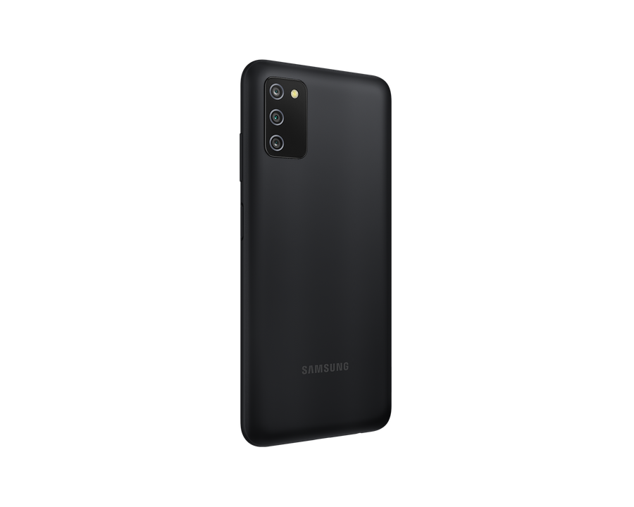 Samsung Galaxy A03s reconditionné Noir – vue de dos – La Mobile